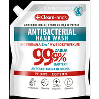 Mydo antybakteryjne CLEAN HANDS, BIO 99, 9% Peony&Cotton, 1000 ml