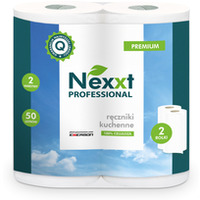 Nexxt Rêcznik kuchenny PREMIUM 2-war. celuloza, 10 mb, 50 listków, 2x18g/m2, zgrzewka=24 op