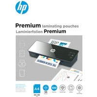 Folie laminacyjne HP PREMIUM, A4, 125 mic, 100 szt., przezroczyste/poysk