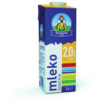 Mleko £OWICKIE premium UTH, 2%, 1l *12